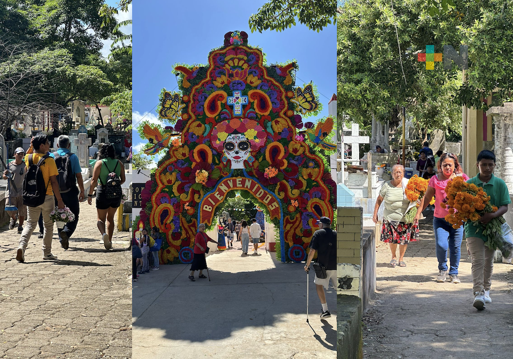 Panteones de Coatzacoalcos registran masiva asistencia este 1 de noviembre